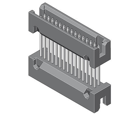 Illustration Pin Header Shrouded 1,27 mm  180  4