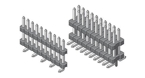 Stiftleiste SMD Sandwich 1,00 mm