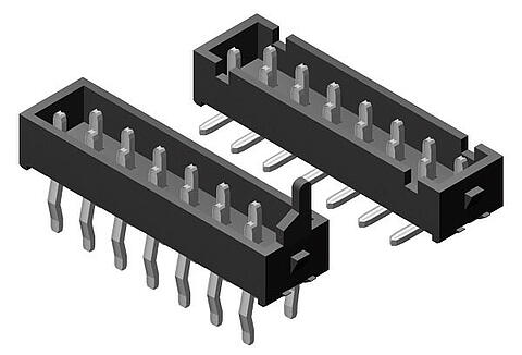 Stiftleiste Micro Match 1,27 mm