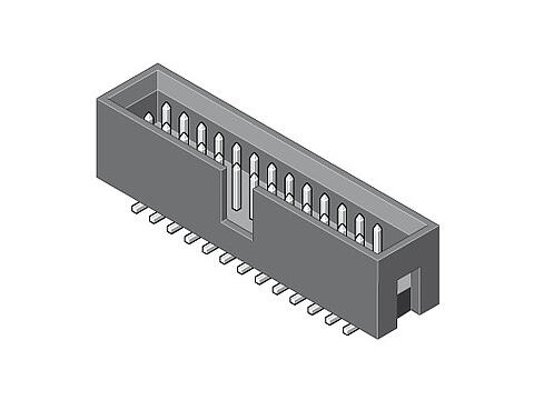 Illustration Pin Header Shrouded 2,54 mm  093  3