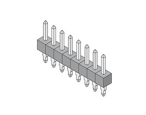Illustration Pin Header for Press-fit Termination 2,54 mm  368  1