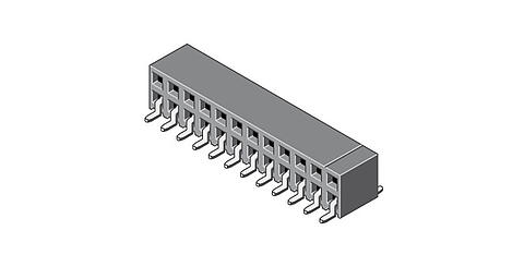 Buchsenleiste SMD abgewinkelt 2,00 mm