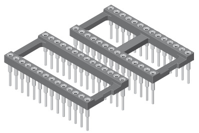 Präzisions IC-Sockel 2,54 mm