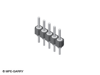 Pin Header Ultra Low Profile Turned Contacts 2,54 mm