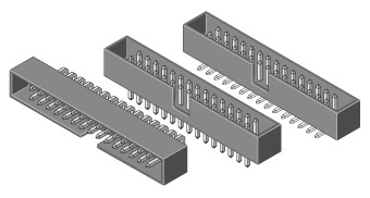 Wannenstecker SMD 2,00 mm