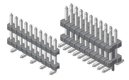 Stiftleiste SMD Sandwich 2,00 mm