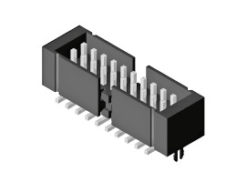 Illustration Pin Header SMD Shrouded 1,27 mm  361-2
