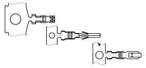 Kontakt für Wire-to-Board Connector für Crimpgehäuse