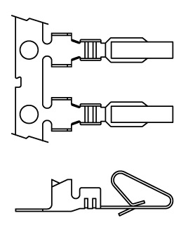 Abbildung Kontakt für Wire-to-Board Connector für Crimpgehäuse Crimp  708  2